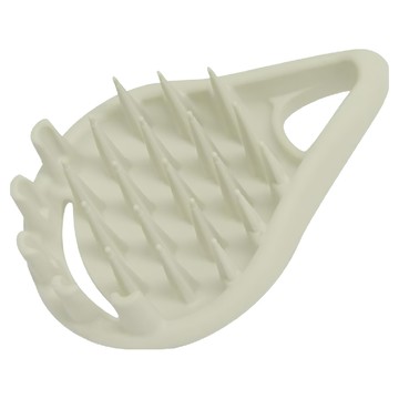 VeSS 水滴洗髮按摩梳  頭皮按摩  彈力指壓  白色  1個