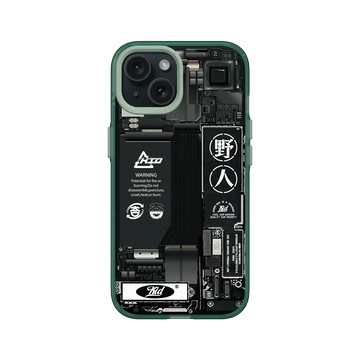 iPhone 15 Clear 憂墨綠 - KID - 透視KID野人