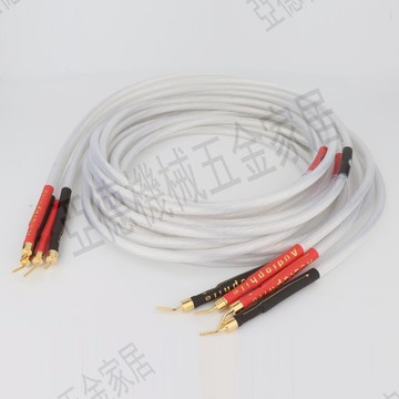 荷蘭進口鍍銀系列5NOCC單晶銀 發燒音響喇叭線 中置線HIFI音箱線【亞德機械五金家居】