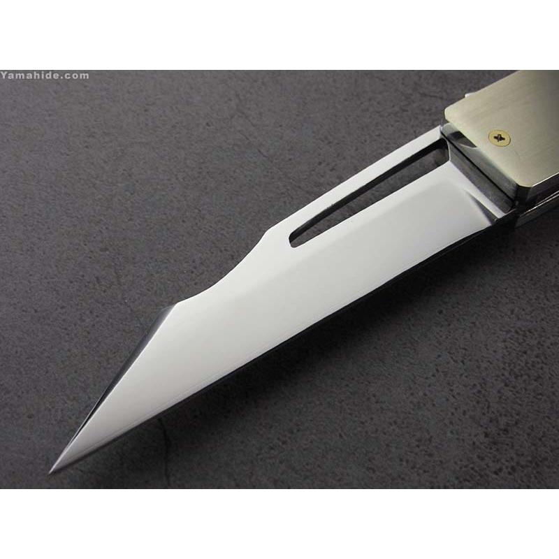 西川 徹 作 1123 DURO-V5  スネークウッド ライナーロック  フォールディングナイフ  Tooru Nishikawa Custom knife