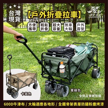 【津宏五金】【戶外折疊拉車】台灣現貨/戶外露營/推車/手推車/手拉車/折疊購物車/摺疊推車/露營車/寵物車