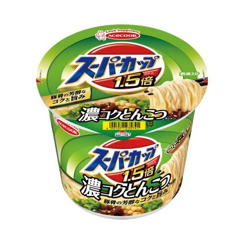 エースコック スーパーカップ1.5倍 とんこつラーメン 111g