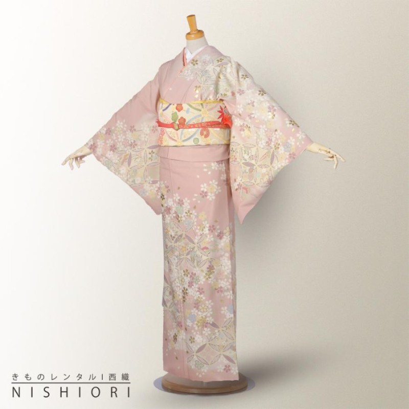 JAPAN STYLE 七五三 着物 セット ピンク 七五三 着物 レンタル 7歳 四つ身セット 320082 OshimaUco 白
