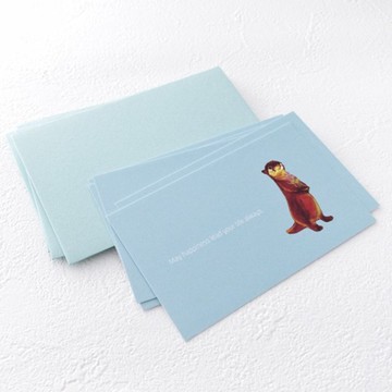 訊息小卡組 (採花小水獺)