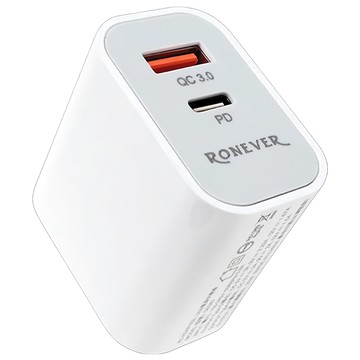RONEVER 20W PD電源供應器  白色  1個