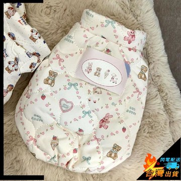 【台灣出貨】寵物衣服 狗衣服 貓衣服 秋冬 狗狗保暖棉服 寵物馬甲外套 雪納瑞泰迪棉衣 比熊馬甲 貓咪背心 貓咪棉服馬甲