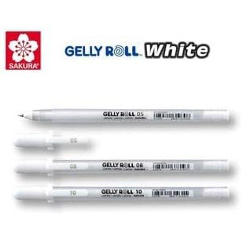 サクラクレパス SAKURA Gelly Roll Classic White 3サイズセット ジェルボールペン ゲリーロール XPGB-3