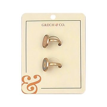 Grech&Co 可調式戒指 二入組  花朵