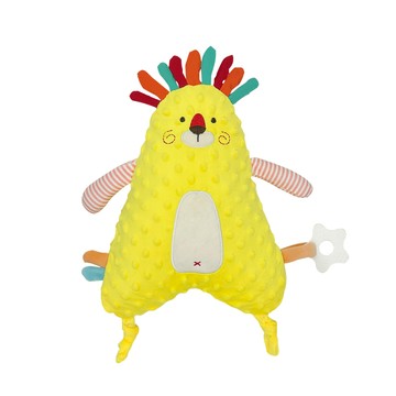 JoyNa - 安撫娃娃 可愛動物捏捏安撫玩偶 抱枕玩具-小黃獅 (20*30 cm)