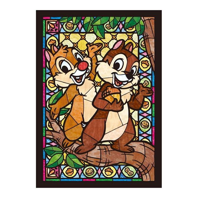 【値下げしました】チップとデール　ディズニー　版画 ディズニー チップとデール 写真額縁
