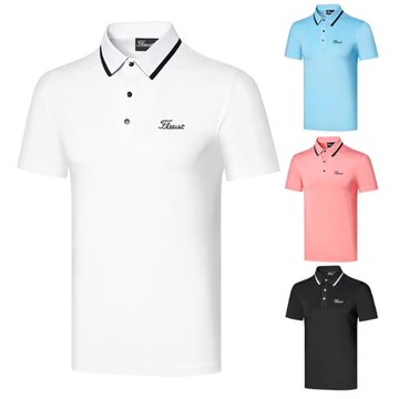 男裝高爾夫服裝短袖t恤速干透氣運動POLO衫夏golf吸汗寬松球衣服