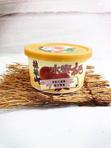 【天天來鮮果】正宗拉拉山水蜜桃果粒冰棒冰淇淋
