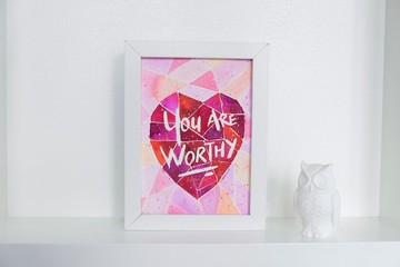 客製化 - 全手繪原稿 西洋書法 水彩畫作 13*18cm