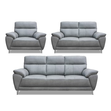 ASSARI-貝蒂1+2+3人座貓抓皮獨立筒沙發宿草色