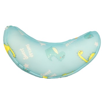 PeNi 培婗 3D透氣安全帶半月枕 適用於2歲-7歲  薄荷綠恐龍  1個