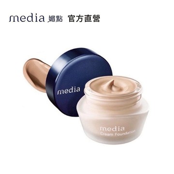 【蝦皮直營特選】media媚點 極上粉嫩保濕粉底霜 限定組(奶茶系粉底) (官方直營)