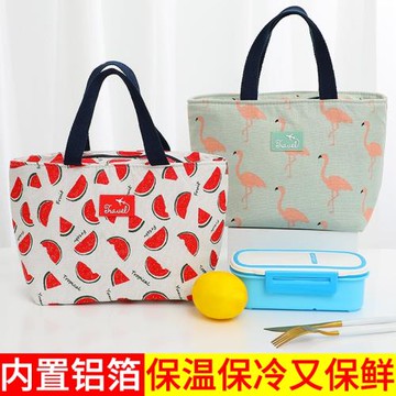 飯盒手提包飯盒袋保溫飯盒袋子手提學生鋁箔加厚上班族帶飯便當包