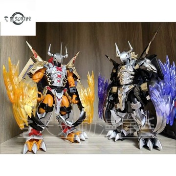 元氣招財   數位寶貝模型  frs戰鬥暴龍獸 陞級版 闇黑戰鬥 暴龍獸帶特效件 數位暴龍公仔 組裝模型 擺件 禮物
