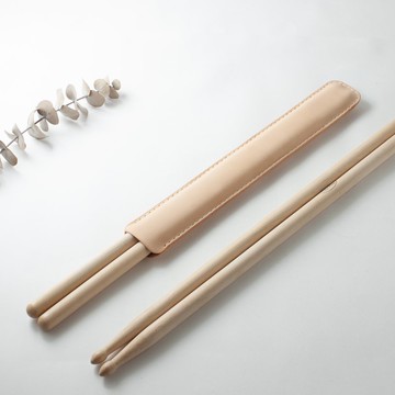 客製鼓棒皮套 七分長 植鞣牛皮真皮革客製 原創設計(不含鼓棒)