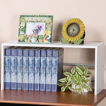 【Homelike】 喜家居可疊式置物書架(白色)(9060)