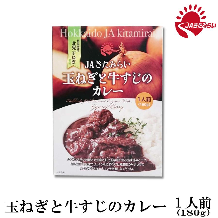 玉ねぎと牛すじのカレー　180g　レトルトパック　JAきたみらい