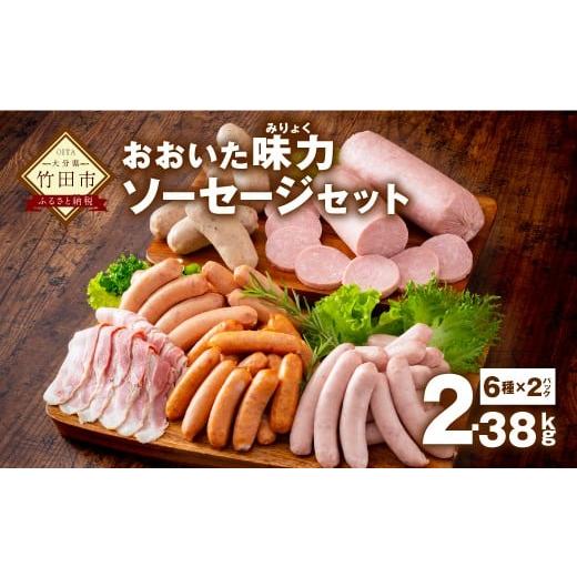 ふるさと納税 大分県 竹田市 大分県産 おおいた味力 ソーセージセット 計2.38kg