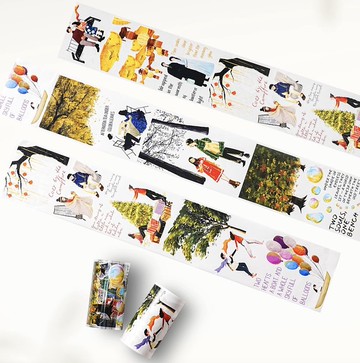 告白 PET 和紙膠帶 5米卷