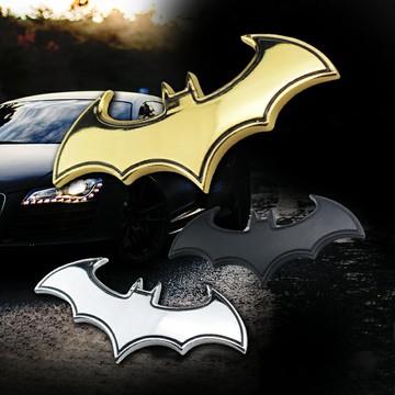 蝙蝠俠金屬立體車貼 3D車貼 汽車貼紙 車用貼紙 機車貼紙 防水車貼 趣味車貼 個性車貼【CW0296】普特汽車精品