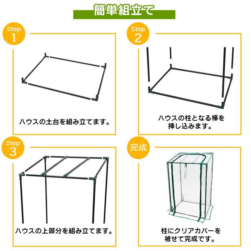 ガーデンハウス ビニールハウス 家庭用 小型 カバー 温室 フラワー