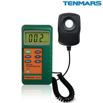 TENMARS 太陽能功率錶 TM-207 英熱單位 BTU 能量 熱量 輻照度 W/Mm2 TM207
