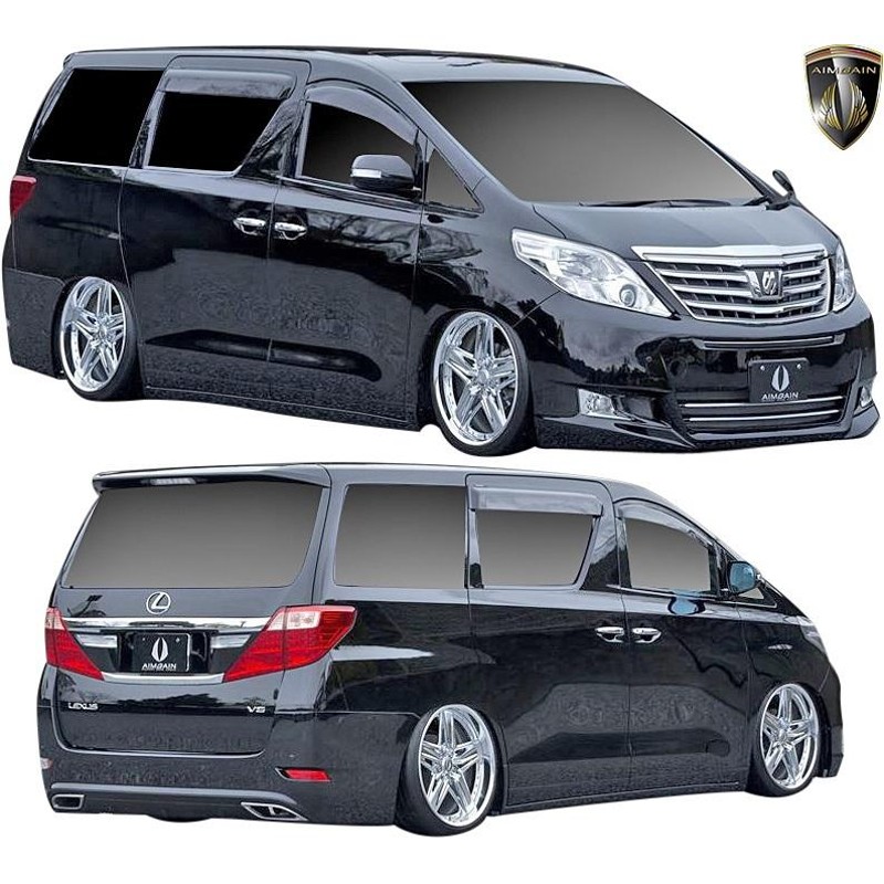 M's】 トヨタ 後期 20 アルファード HYBRID X/G/SR (2011.11-2015.1) AIMGAIN 純VIP フルキット 3点  ／ バンパータイプ エイムゲイン エアロ セット | LINEショッピング