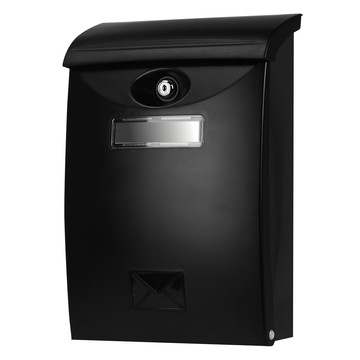 TRENY 歐風塑鋼信箱  黑色  1個