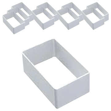 長條形鳳梨酥模 4.8 x 3.6 x 1.7cm  PM465  10個