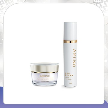 【安美諾美白修護霜1入+煥采保濕露1入】59折