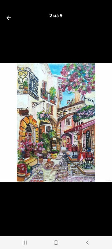 原創畫 義大利繪畫城市藝術品 原創藝術 油彩畫布