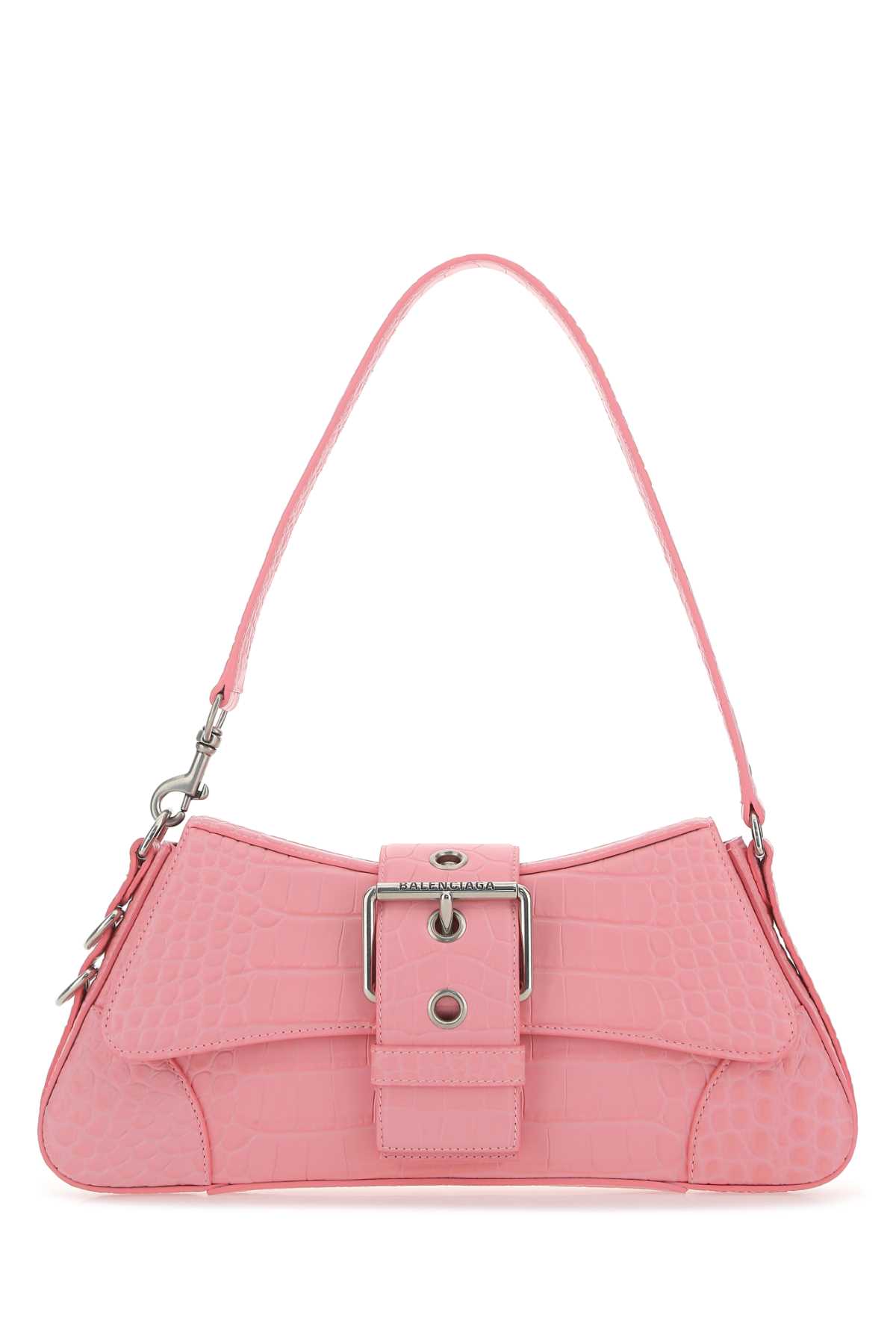 Balenciaga Pink Leather Lindsay M Shoulder Bag