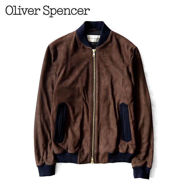 Oliver Spencer オリバースペンサー スエード ボンバージャケット