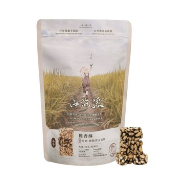 仙貝米果 山海澱 糙香酥 糙米芝麻180g x3包