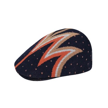 KANGOL 507 SHOCK WAVE DESCRIPTION 深藍 棉質報童帽 小偷帽 彈性小偷帽【TCC】