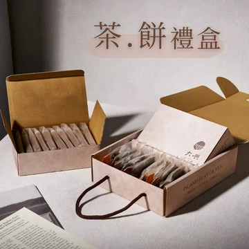 【大嶼】 茶包 + 濃心捲組合 20入 茶包禮盒 餅乾禮盒
