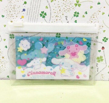 【震撼精品百貨】大耳狗 Cinnamoroll Sanrio 大耳狗喜拿迷你夾鍊袋-雲#73332 震撼日式精品百貨