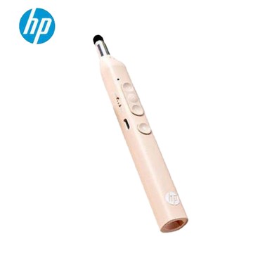 惠普HP多功能無線觸控伸縮簡報筆(紅光充電版)/SS232/奶茶色
