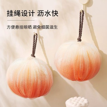 🛁【潔麗雅大號浴球手帕】沐浴球不散高檔耐用 起泡搓澡神器 柔軟細膩不傷膚 輕鬆起泡清潔 家用｜好物