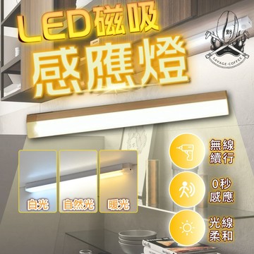 【現貨秒發🔥可調節亮度】感應燈條 感應燈 磁吸燈 三種色溫 LED感應燈 人體感應燈 人來即亮 磁吸感應燈 櫥櫃燈