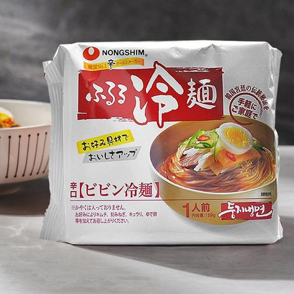 ビビン冷麺　農心]　韓国冷麺　LINEショッピング　ふるる冷麺　159g・1人前