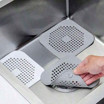 精品🌸1片水槽排水過濾器水槽防堵塞神器地漏蓋浴室頭髮過濾器廚房水槽排水頭髮過濾器