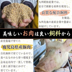 鹿児島県産 豚ロース肉しゃぶしゃぶ用(計1.5kg・500g×3P) a1-006