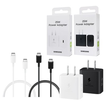 Samsung for S25 S24系列 25W快充旅充組【附原廠盒裝T2510充電器+三星製造雙Type C線】