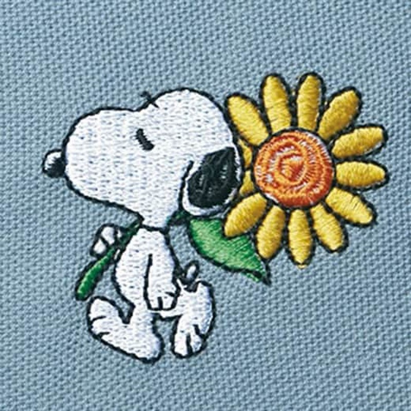 ベルーナ スヌーピー刺しゅうポロシャツ ひまわり サックス M レディース 通販 Lineポイント最大10 0 Get Lineショッピング