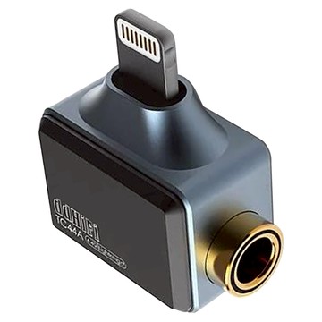 ddHiFi TC44A 4.4mm平衡耳機蘋果iphone轉接頭 支援原生DSD256格式 最高支援2bit/384kHz的PCM解碼  1個